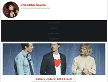 Tablet Screenshot of ezramiller.org